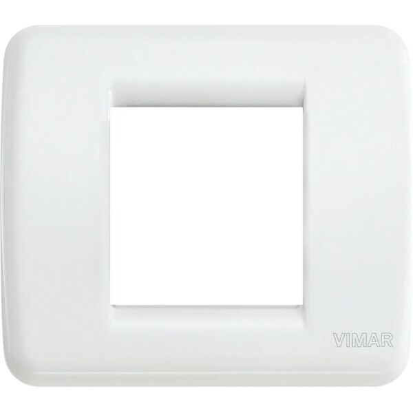 vimar placca 2 moduli idea  bianco