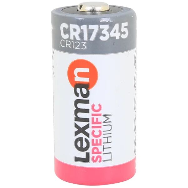 lexman pila cr123a  litio 844969 1 batteria