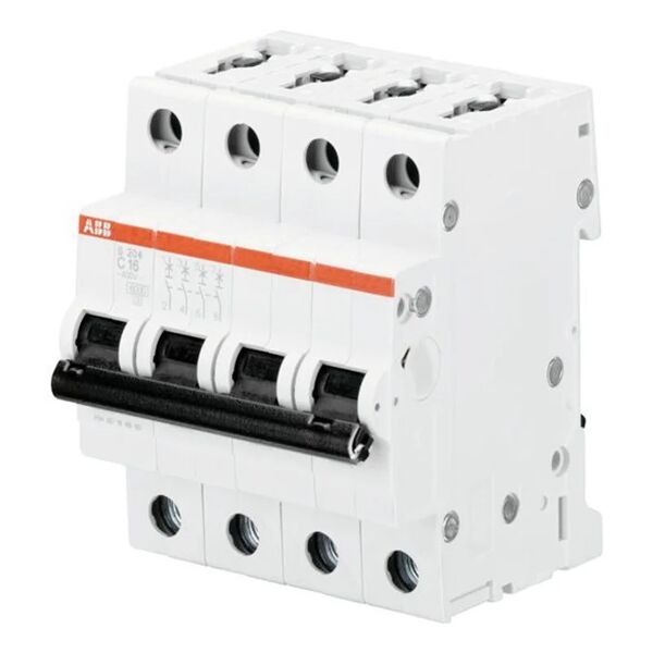 abb kit interruttore magnetotermico  s204-c32 32a 6ka c 4 moduli 230v