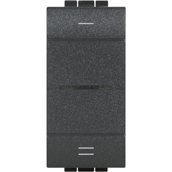 bticino interruttore unipolare dimmer l4411c livinglight smart  nero