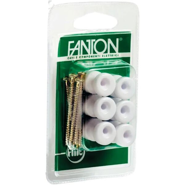 fanton perno guida per presa vintage  bianco