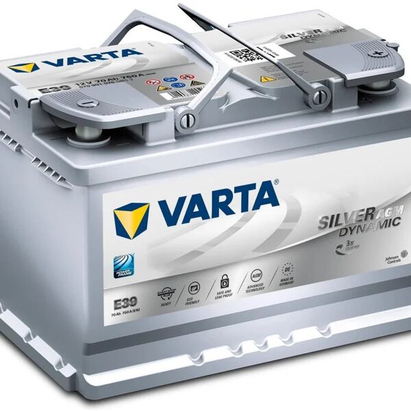 varta batteria  e39 start&stop 12v 70ah