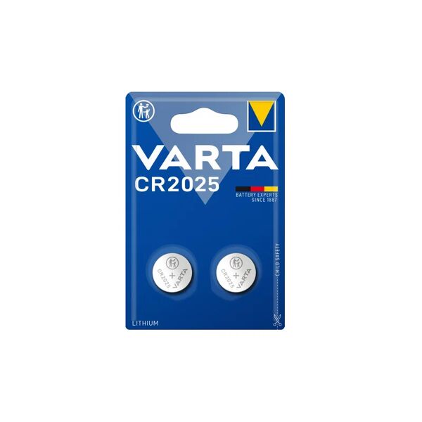 varta - pila  - litio 3v- cr2025 blister di 2 pile - 6025101402