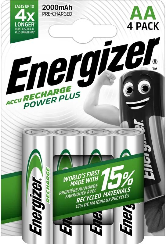 energizer pila lr06  recharge 4 batterie