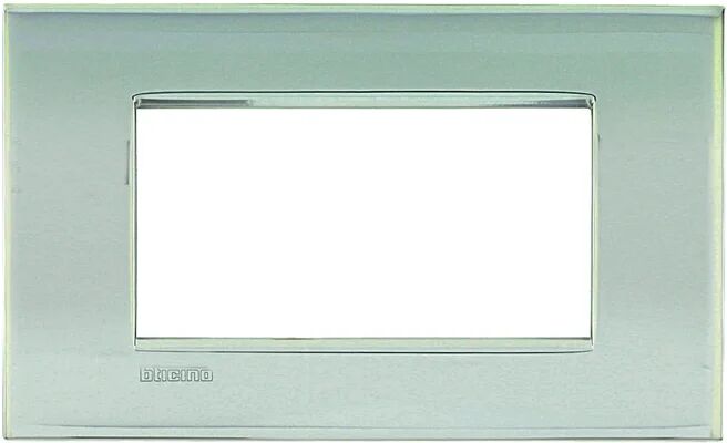 bticino placca 4 moduli living light air  grigio palladio