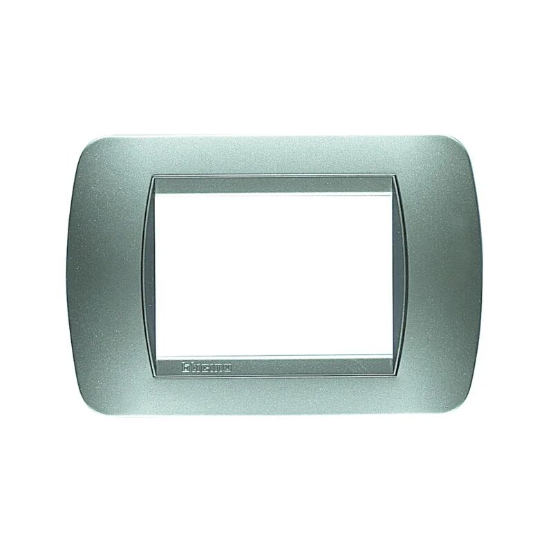 bticino placca 3 moduli living international  grigio tech