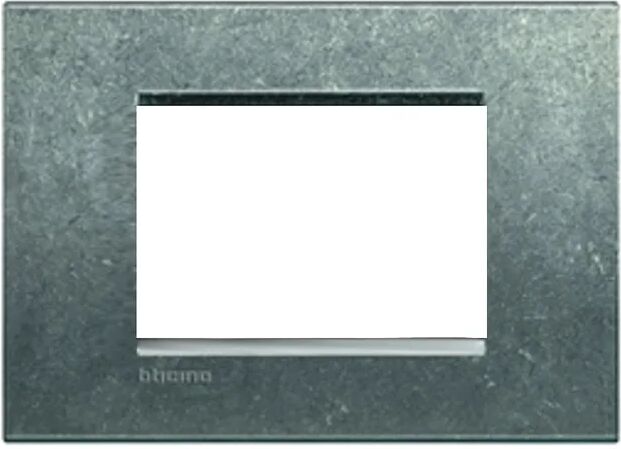 bticino placca 3 moduli living light  grigio native