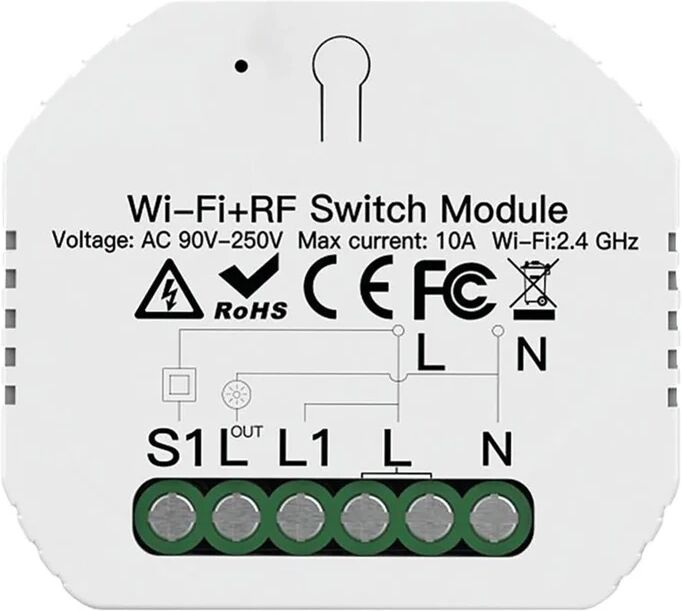 leroy merlin relè luci smart tuya 220v