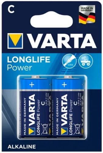 varta scheda da 2 batterie high energy - 1,5 v lr14/c