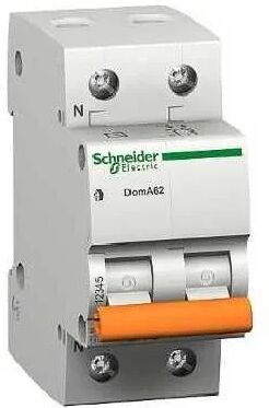 schneider electric doma42 interruttore magnetotermico 2p c 16a