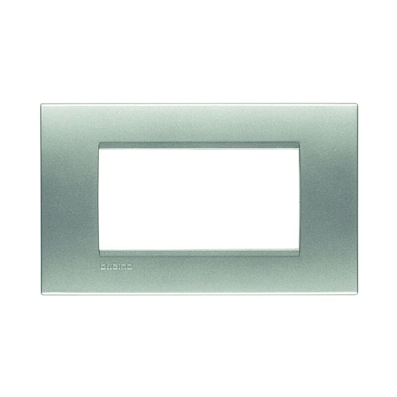 BTicino Placca 4 moduli Living light  grigio tech