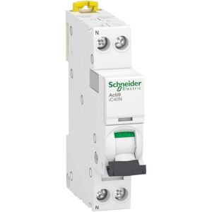 Schneider - A9P54616 - Interruttore magnetotermico iC40N 1P+N c 16A 6000A