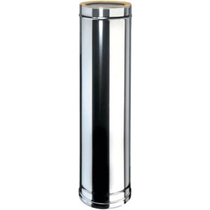 Leroy Merlin Condotto a doppia parete Tubo DP coib Aisi 316L d.100/150 in inox 100 cm