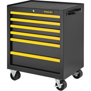 Stanley Trolley porta utensili  con 4 ruote 6 cassetti, L 67.6 x P 46 x H 85.9 cm