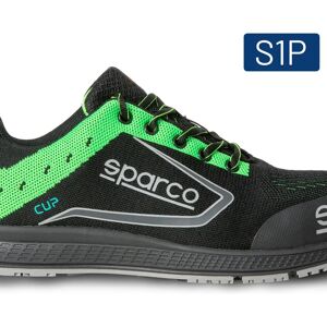 SPARCO Scarpe antinfortunistiche basse  Cup S1P n° 38 nero e verde