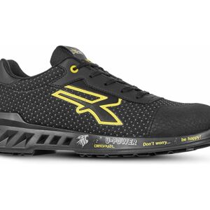 U-POWER Scarpe antinfortunistiche basse  Matt S3 n° 45 nero e giallo