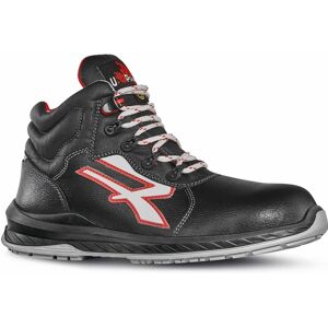 U-POWER Scarpe antinfortunistiche alte  Boston S3 n° 43 nero e rosso