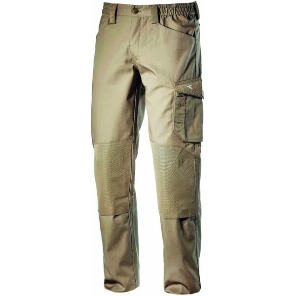 diadora utility pantalone da lavoro  rocky poly beige tg. xl