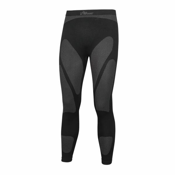 u-power pantaloni lunghi intimi  chamonix nero tg. s