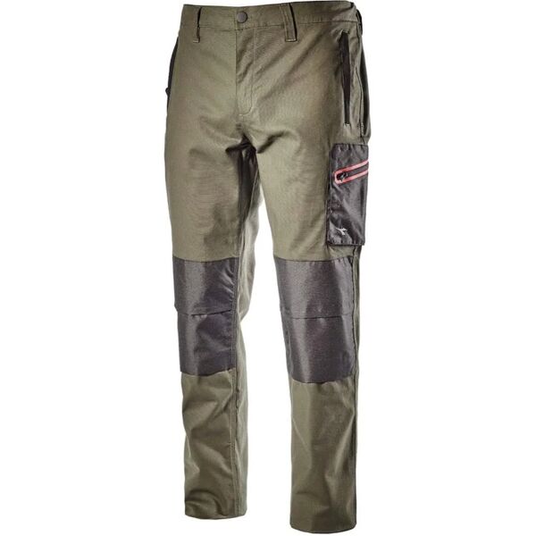 diadora utility pantalone da lavoro  pant stretch verde tg. l