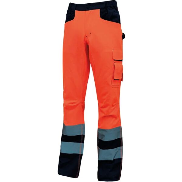 u-power pantalone da lavoro  beacon arancione fluo tg. 4xl