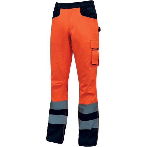 u-power pantalone da lavoro  light arancione fluo tg. xxl