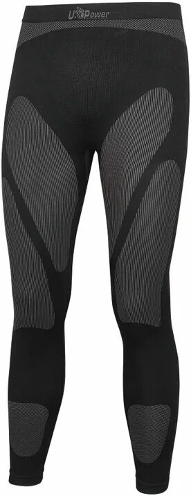 u-power pantaloni lunghi intimi  chamonix nero tg. s