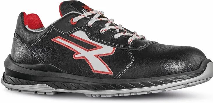 u-power scarpe antinfortunistiche basse  parigi s3 n° 43 nero e rosso