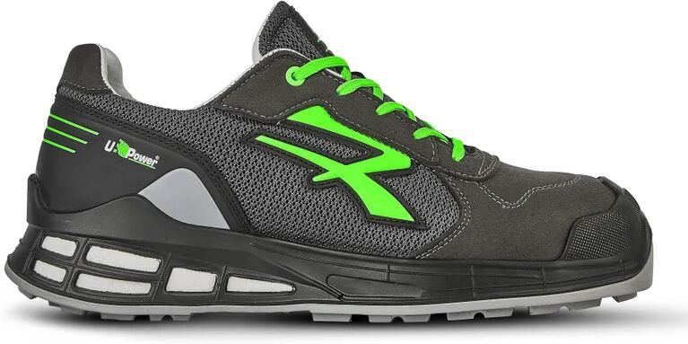 u-power scarpe antinfortunistiche basse  bassa s1p s1 n° 44 verde