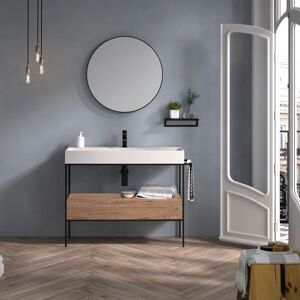 MADERO Mobile da bagno sotto lavabo OUTLINE L 110 x P 45 x H 77 cm marrone, lavabo non incluso