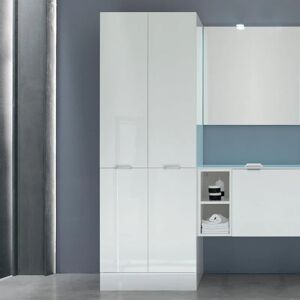 Leroy Merlin Colonna per mobile bagno 4 ante L 70 x P 62 x H 200 cm bianco