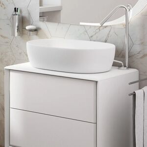 BADEN HAUS Top per lavabo Bellagio  L 71 x P 46 x H 1.6 cm bianco, opaco