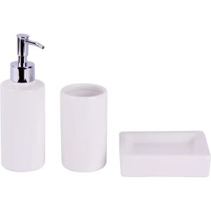 Leroy Merlin Set di accessori da bagno in ceramica L 25.3 x P 19 cm bianco