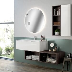 Leroy Merlin Base per mobile bagno Bali L 59.5 x P 45.3 x H 30 cm rovere scuro tranché