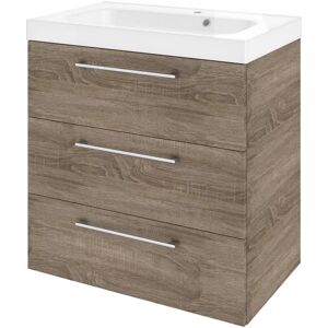 SENSEA Mobile da bagno sotto lavabo Remix L 75 x P 46 x H 73 cm rovere, lavabo non incluso