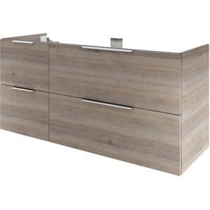 SENSEA Mobile da bagno sotto lavabo Neo L 135 x P 48 x H 64 cm grigio, lavabo non incluso