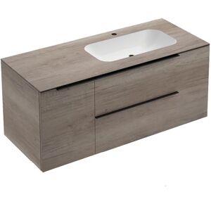 Leroy Merlin Mobile sottolavabo e lavabo Solid rovere sable L 120 x H 83 x P 51 cm