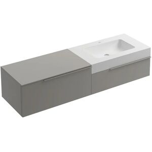 Leroy Merlin Mobile sottolavabo e lavabo Gravel ghiaia L 170 x H 36 x P 51 cm