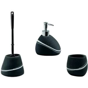 Leroy Merlin Set di accessori da bagno OXIDIA in resina grigio