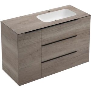 Leroy Merlin Mobile sottolavabo e lavabo Solid rovere sable L 120 x H 92 x P 51 cm