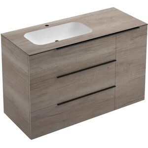 Leroy Merlin Mobile sottolavabo e lavabo Solid rovere sable L 120 x H 92 x P 51 cm