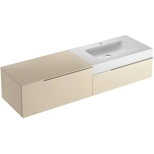 Leroy Merlin Mobile sottolavabo e lavabo Ginevra pesca L 135 x H 36 x P 51 cm