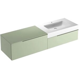 Leroy Merlin Mobile sottolavabo e lavabo Ginevra avocado L 160 x H 36 x P 51 cm