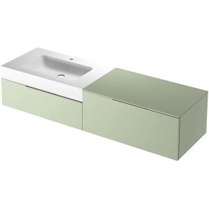 Leroy Merlin Mobile sottolavabo e lavabo Ginevra avocado L 170 x H 36 x P 51 cm