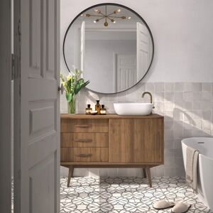 Leroy Merlin Mobile da bagno sotto lavabo L 100 x P 45 x H 53 cm marrone, lavabo non incluso