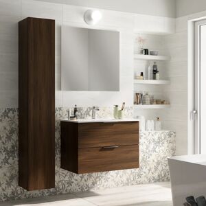 SENSEA Mobile da bagno sotto lavabo JNKA L 80 x P 45 x H 55 cm noce, lavabo non incluso