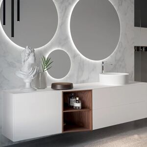 Leroy Merlin Mobile da bagno sotto lavabo bianco, lavabo non incluso