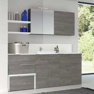 Leroy Merlin Mensola per bagno L 105 cm colore su ordinazione