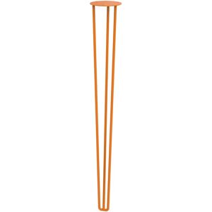 Leroy Merlin Gamba per mobili arancione verniciato L 100 x P 100mm, H 71 cm