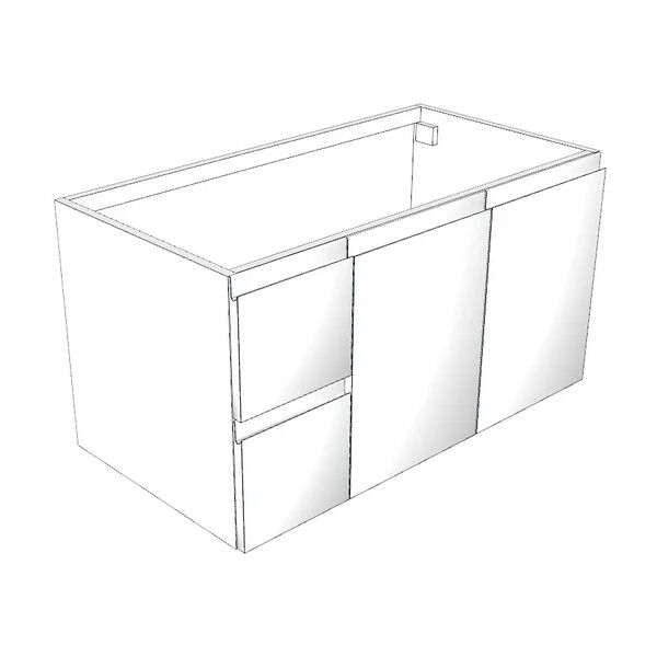 leroy merlin base per mobile bagno gola 1 anta l 35 x p 37 x h 50 cm colore su ordinazione opaco